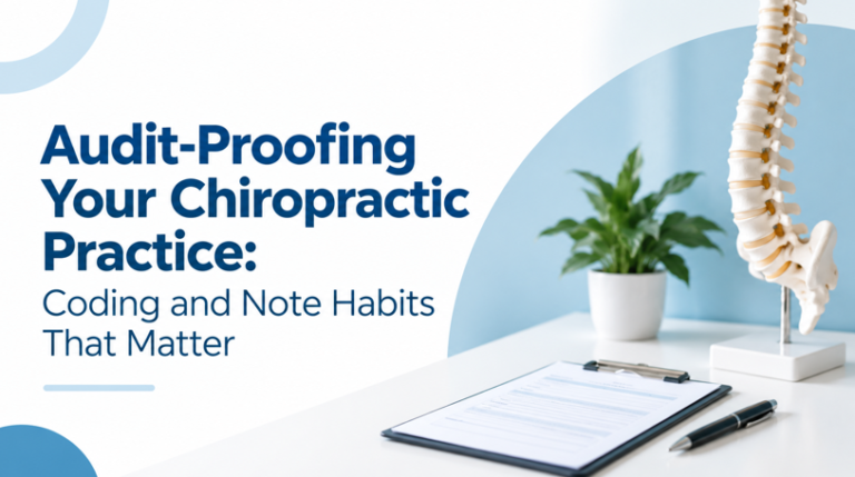 Audit-Proofing Your Chiropractic Practice: Coding and Note Habits That Matter